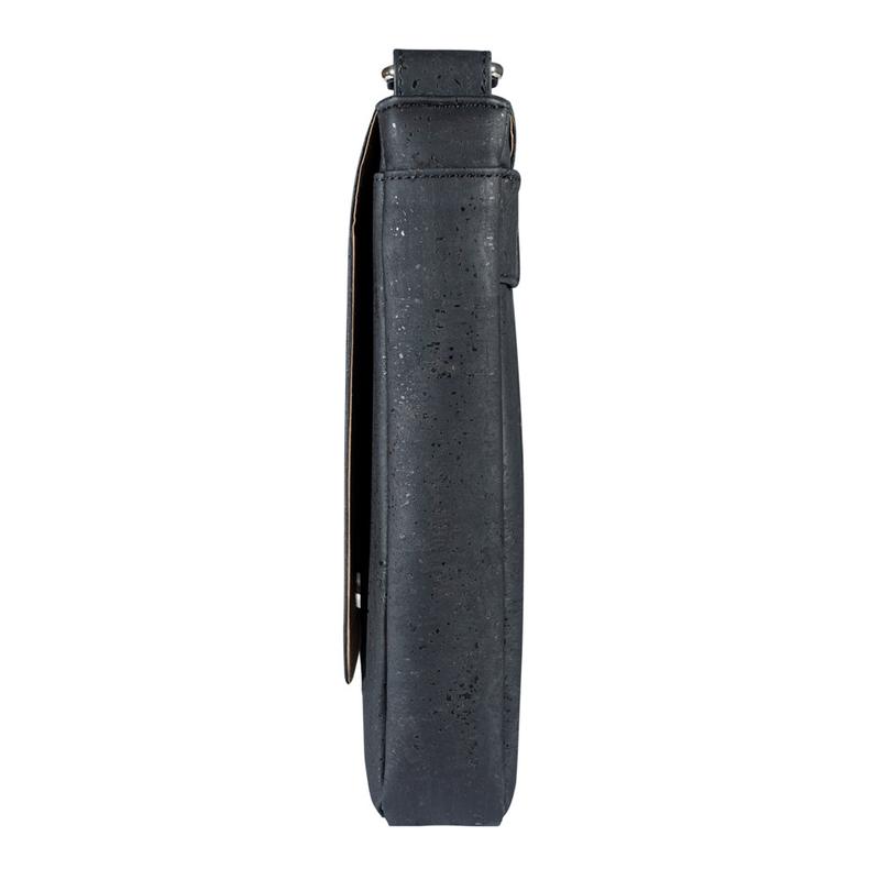 Messenger Laptop Bag Black Cork