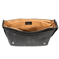 Messenger Laptop Bag Black Cork