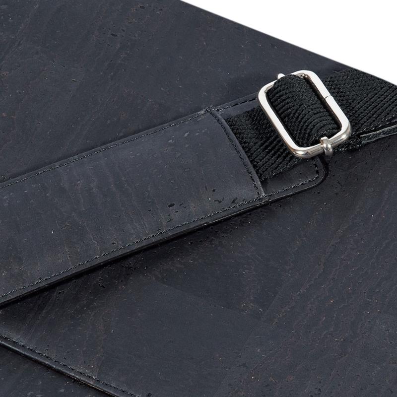 Messenger Laptop Bag Black Cork