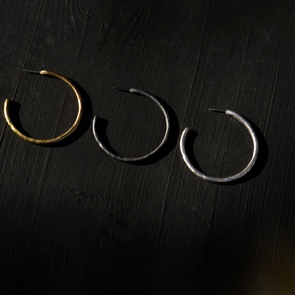 Jalo Hoop Earring in Silver