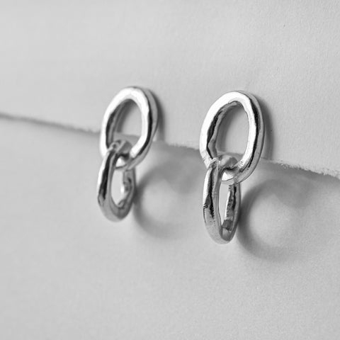 Ystävä Earring in Silver