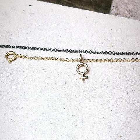 Minna Feminist Charm Bracelet Silver or Bronze