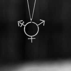 Trans Symbol Halsband, Stort Hänge, Butik i Stockholm, Södermalm