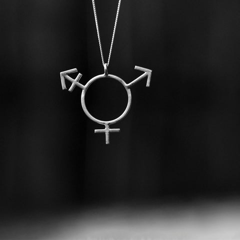 Trans Symbol Halsband, Stort Hänge, Butik i Stockholm, Södermalm