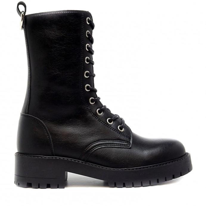 Mandy Vegan Zipper Boots Black Size 40
