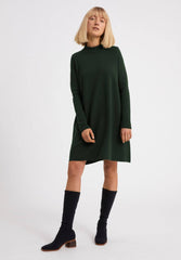 FRIADAA Black Knitted Dress 100% Organic Cotton Size L-XL