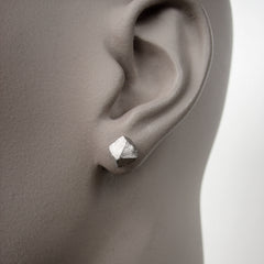 Facet Stud Earring Bronze