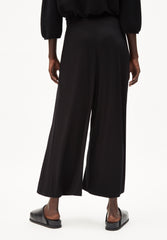 KAROLINAA Trousers Black Lenzing Ecovero Viscose Mix Size XXL