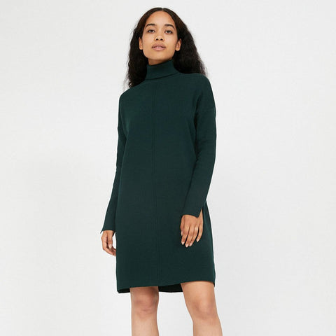 Siennaa Black Knitted Dress Organic Cotton Size L