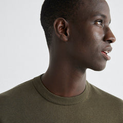 Olive Green Orlando Recycled Organic Cotton Sweater