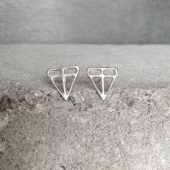 Tarina Earrings Oxidized Silver