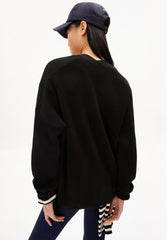 Vildanaa Knitted Cardigan Black Organic Cotton Size XL